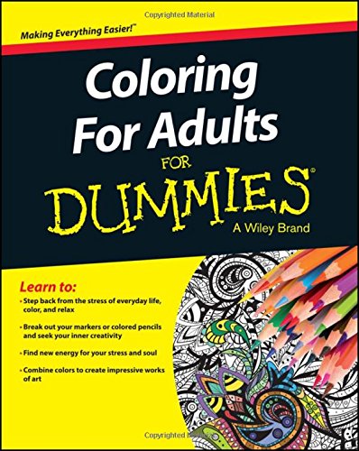 Colouring for Adults for Dummies by Wiley - Colour with Claire