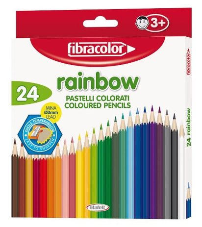 Multi-colored Pencils,rainbow Colored Pencils For Kids.3 Color In