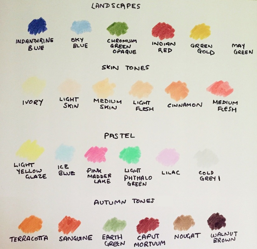 Faber-Castell Pitt Artist Pens - Portrait Colors, Set of 6