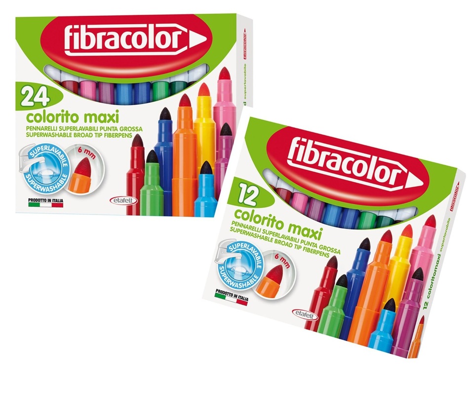 Fibracolor Top Fun Color Case 66 Pieces 38 Colorito Markers, 28