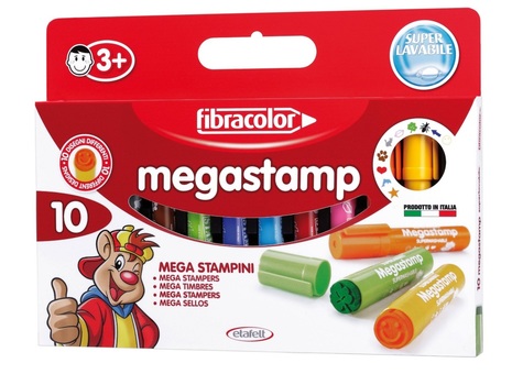 FIBRACOLOR Baby Color Fibracolor Markers, Pack of 10 Colours