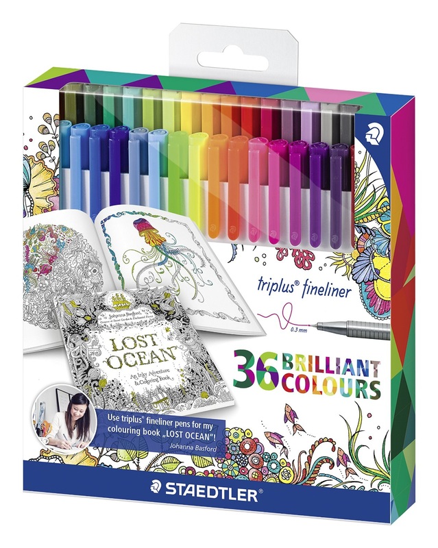 Staedtler Triplus Products ~ Johanna Basford Edition - Colour with