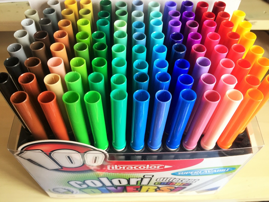 Fibracolor Baby Color Fiber Pens 10set