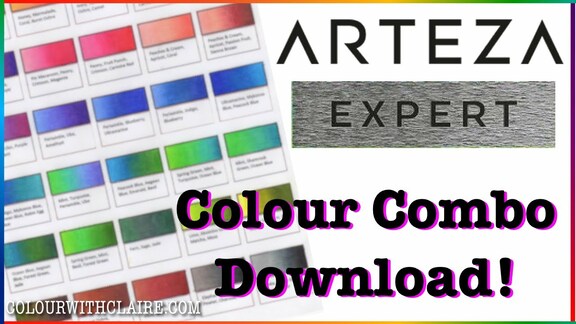 Arteza Expert 120 Colored Pencil Set DIY Color Chart / Swatch Sheet Digital  Download -  Canada