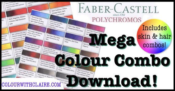 Faber Castell Polychromos Colour Pencils Colour Chart