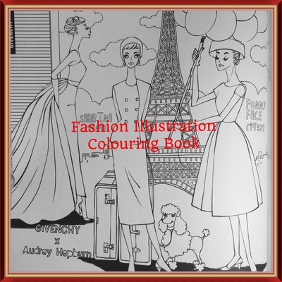 Birth of Fashion Coloring Book - Colour with Claire