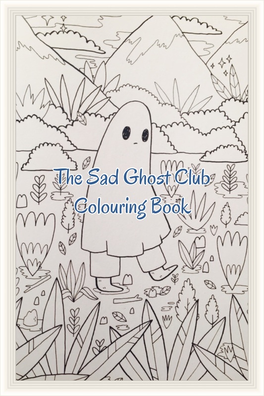 The Sad Ghost Club Colouring Book Colour With Claire